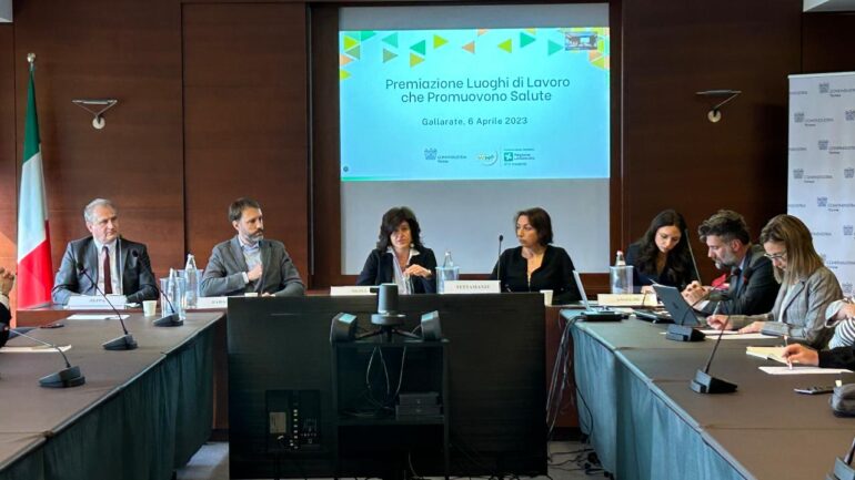 premiazione luoghi di lavoro che promuovono la salute