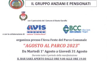 Estate al parco 2023 Busto Garolfo