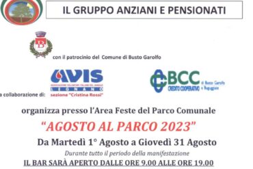 Estate al parco 2023 Busto Garolfo