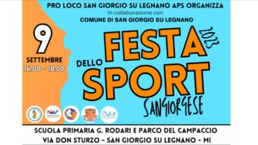 Festa dello Sport San Giorgio su Legnano 9 settembre 2023