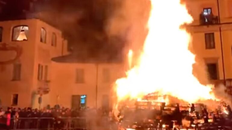 Varese - Falò di Sant'Antonio - 16 gennaio