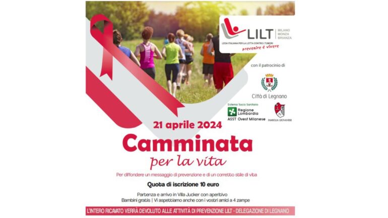 Lilt Bcc di Busto Garolfo e Buguggiate Camminata per la vita 21 aprile 2024