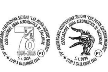 annulli speciali 70 anni aeronautica a Gallarate