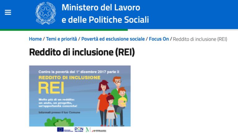 reddito di inclusione