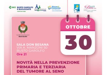 conferenza 30 ottobre 2024 a Busto Garolfo prevenzione oncologica Bcc