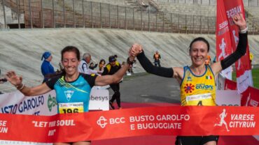 Varese City Run arrivo assieme di Roberta Vignati e Francesca Malnati Manfredi