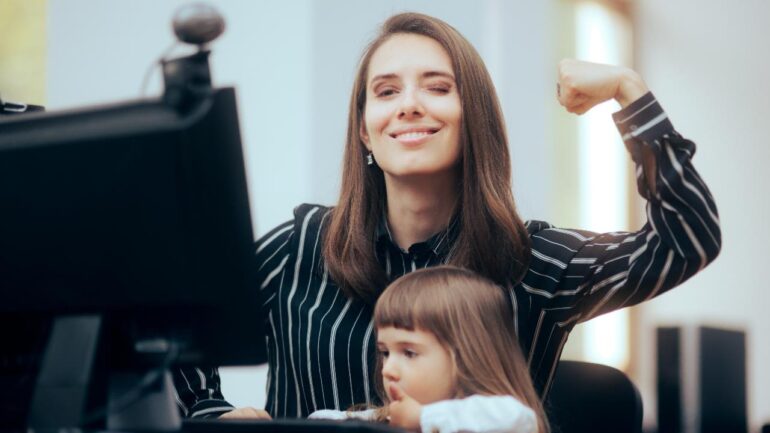 mamma lavoratrice smart working